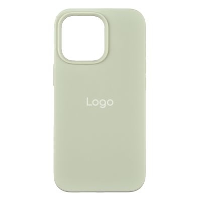 Чехол Silicone Case Full Size (AA) для iPhone 14 (11.Antique White)