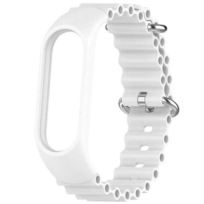 Ремешок для Xiaomi Mi Band 8 / 9 Ocean band (White)