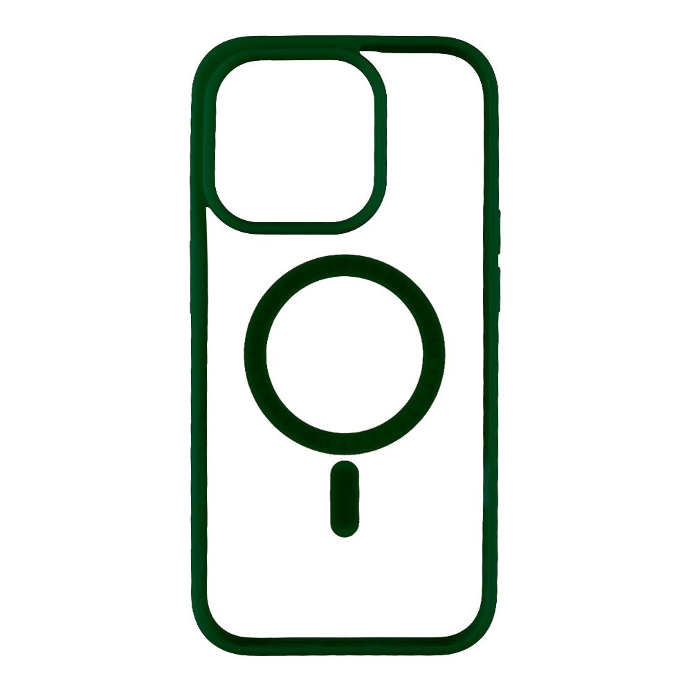 Чехол NEW TPU Color with Magsafe для iPhone 15 Pro Max (11, Forest Green)