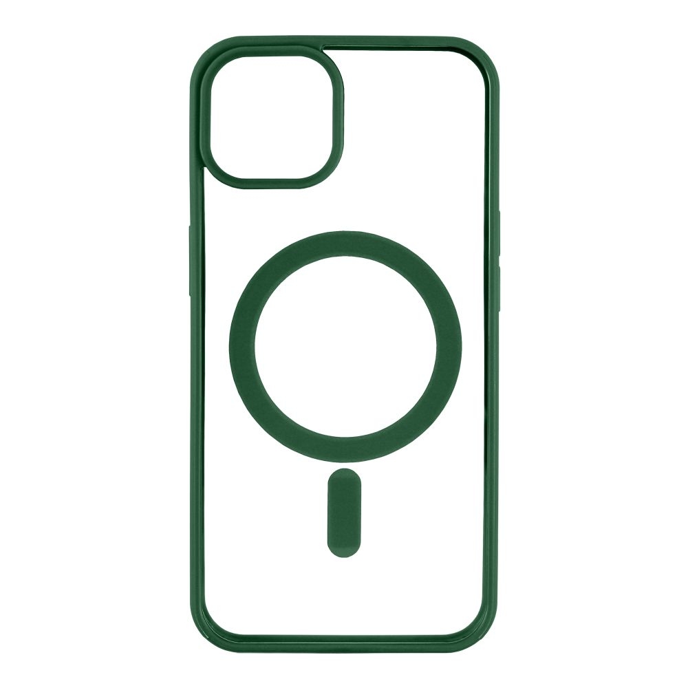 Чехол NEW TPU Color with Magsafe для iPhone 13 (11, Forest Green)
