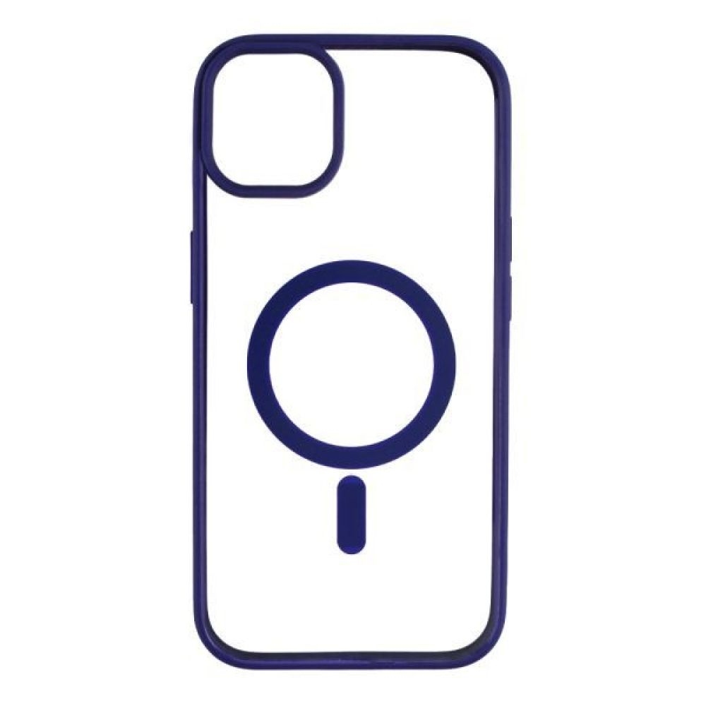 Чехол NEW TPU Color with Magsafe для iPhone 13 (12, Navy Blue)
