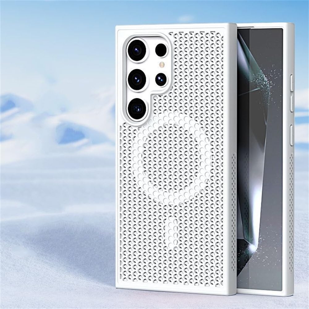 Чехол TPU+PC AeroCool with MagSafe для Samsung S23 5G (S911) (White)
