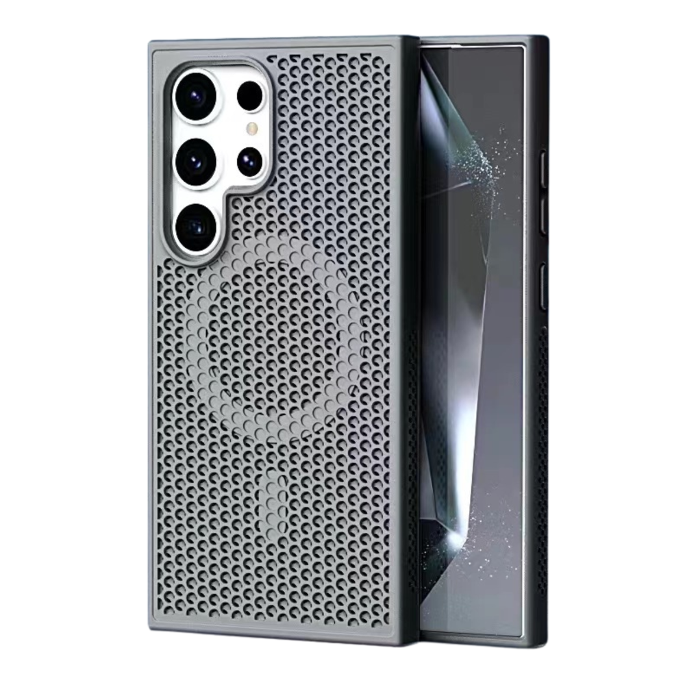 Чехол TPU+PC AeroCool with MagSafe для Samsung S23 5G (S911) (Grey)