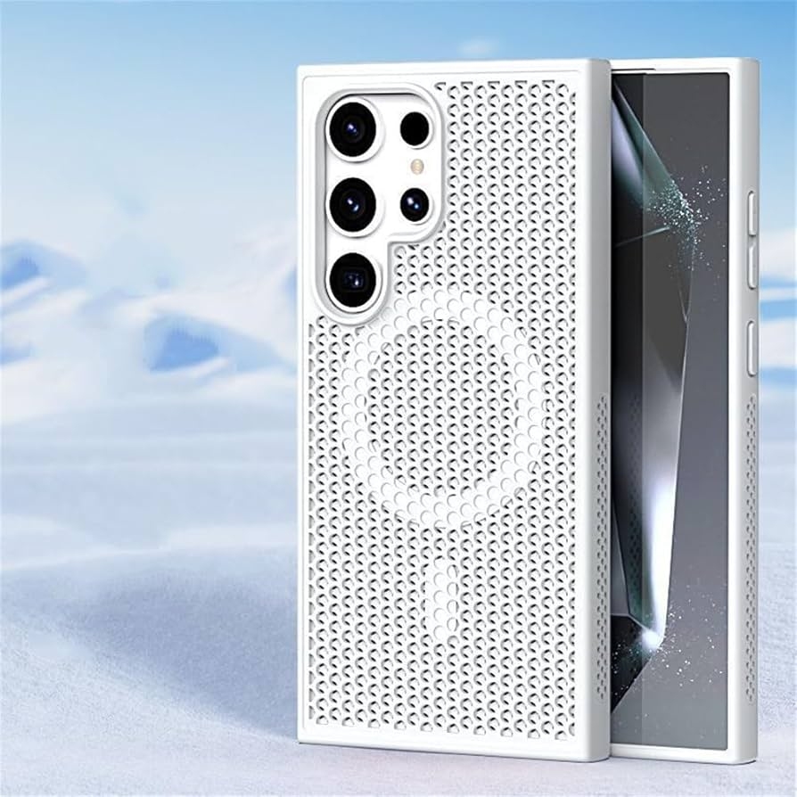 Чехол TPU+PC AeroCool with MagSafe для Samsung S24 Ultra 5G (S928) (White)