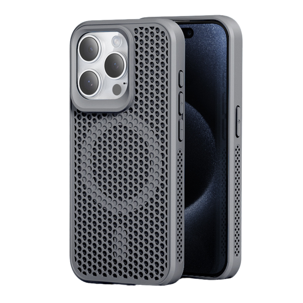 Чехол TPU+PC AeroCool with MagSafe для iPhone 15 Pro Max (Grey)