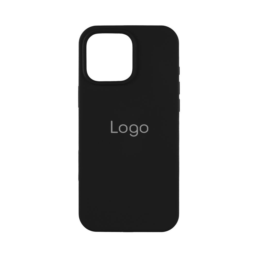 Чехол Silicone Case Full Size (AA) для iPhone 16 Pro (18.Black)