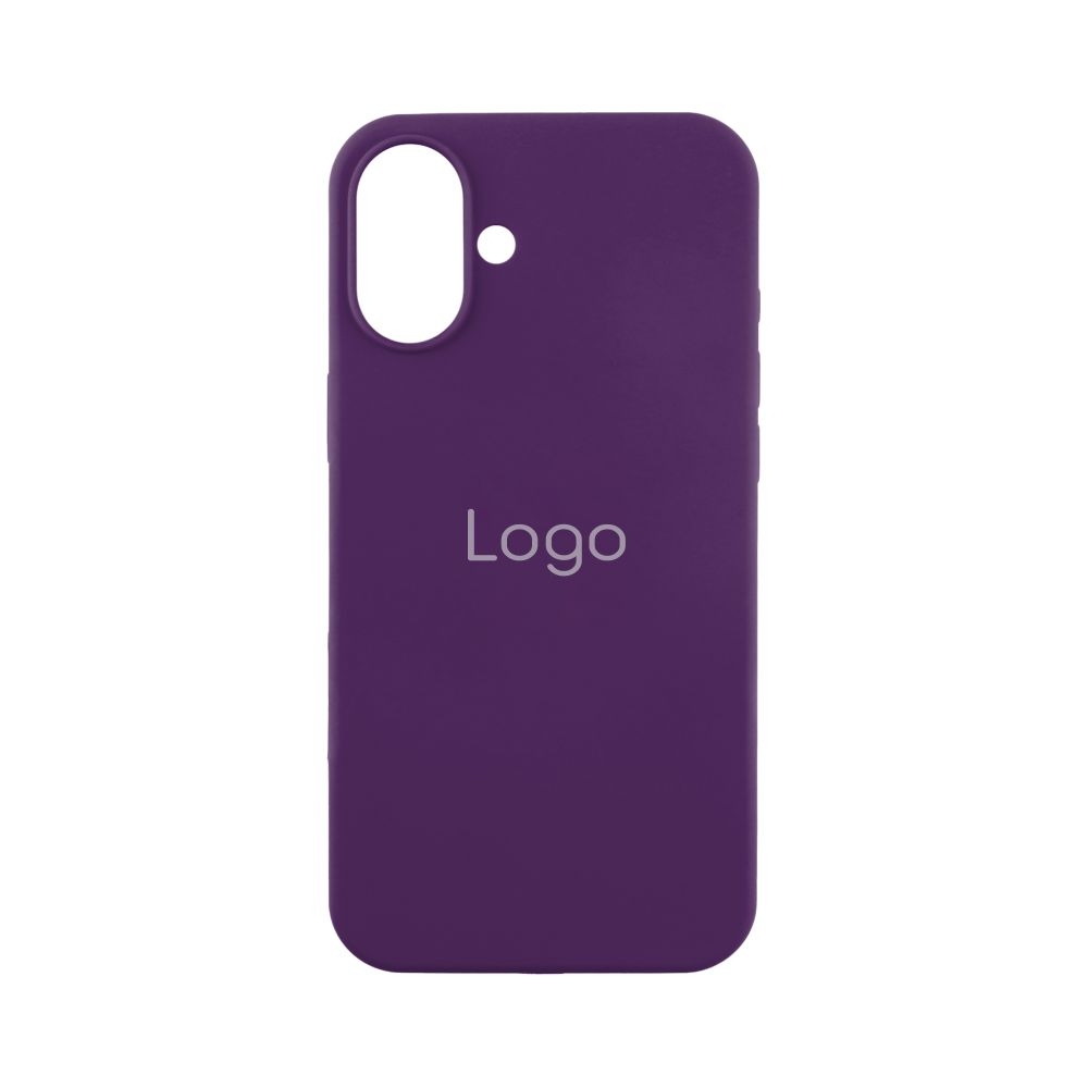 Чехол Silicone Case Full Size (AA) для iPhone 16 (34.Purple)