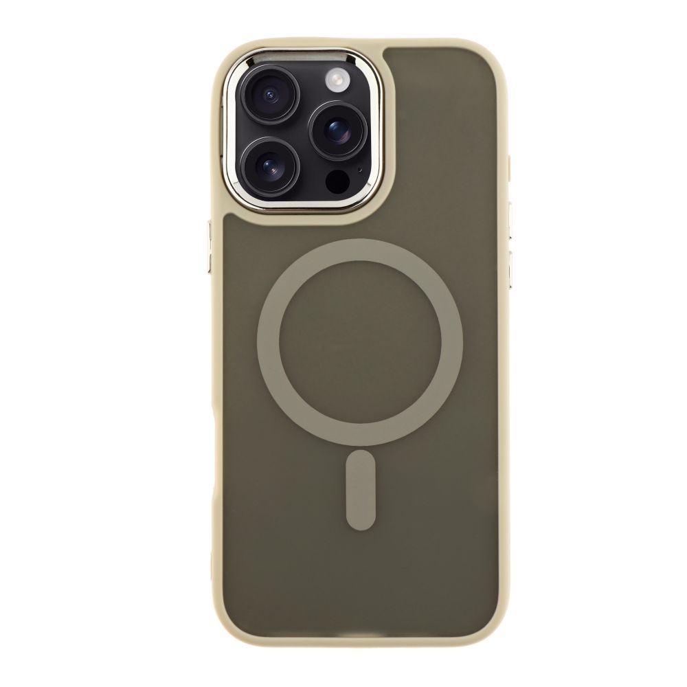 Чехол TPU+PC Space Magnetic Color with Magsafe для iPhone 16 Pro Max (Grey)