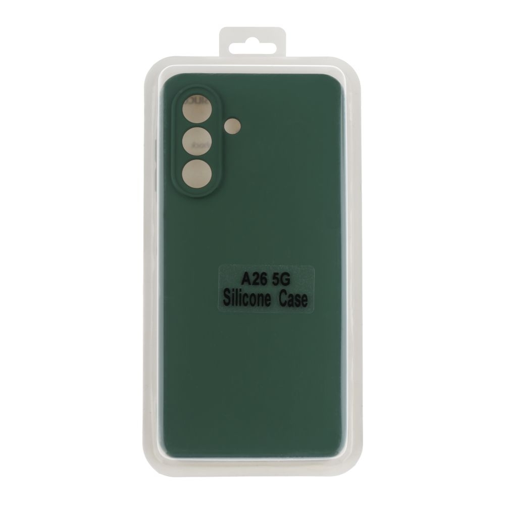 Чехол Silicone Cover Full Camera (A) для Samsung Galaxy A26 5G (A266) (71.Dark Green)