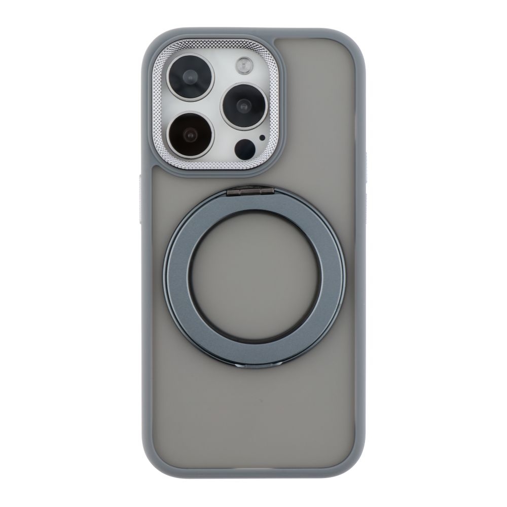 Чехол TPU+PC Mag 360 Spin Case для iPhone 16 Pro Max (Grey)
