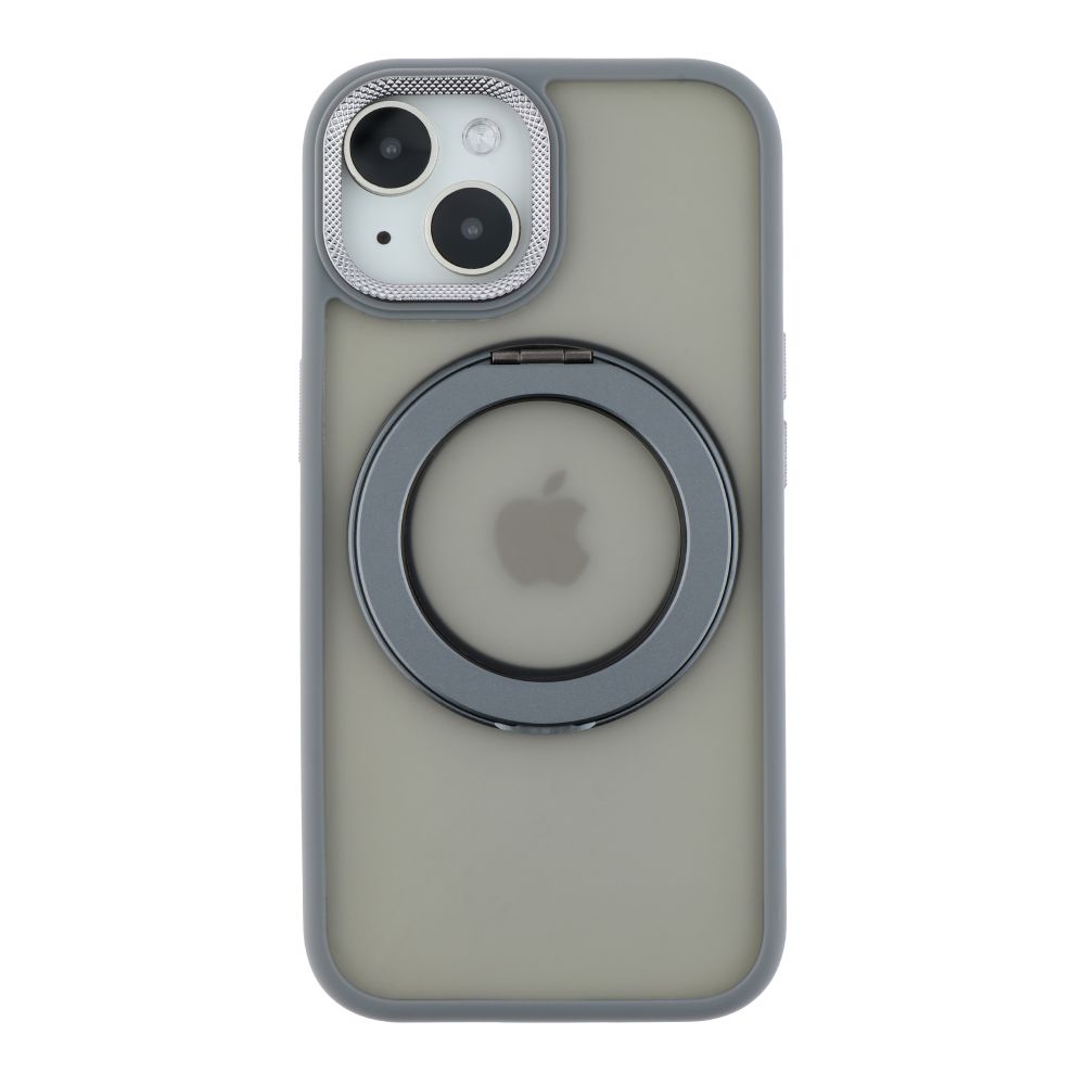 Чехол TPU+PC Mag 360 Spin Case для iPhone 15 (Grey)