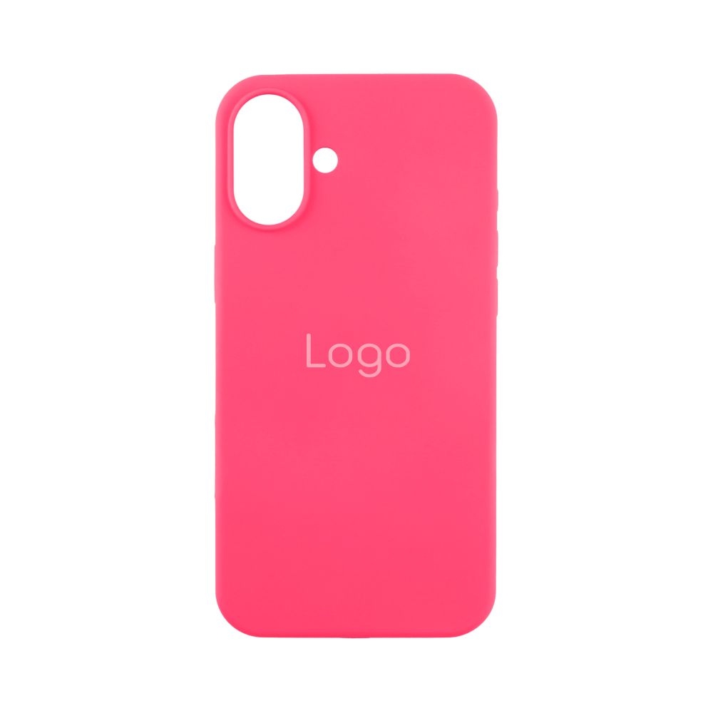 Чехол Silicone Case Full Size (AA) для iPhone 17 Air (38.Shiny Pink)