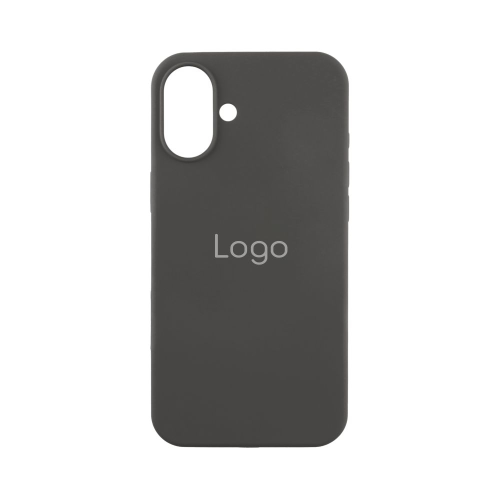 Чехол Silicone Case Full Size (AA) для iPhone 17 Air (15.Dark Grey)