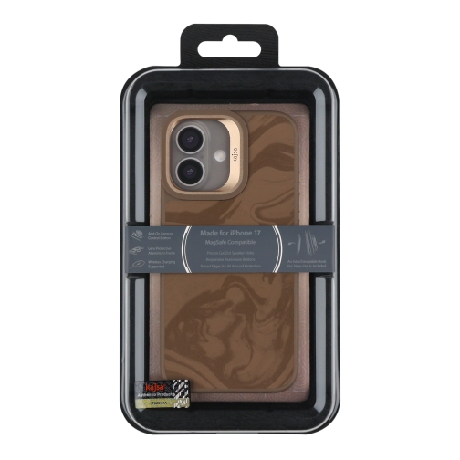 Чохол Kajsa Glamorous Collection Fluid Art with MagSafe для iPhone 17 (Desert Gold)