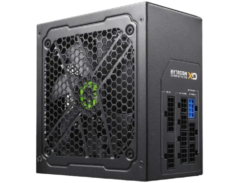 Power Supply ATX 750W GAMEMAX GX-750, 80+ Gold, Active PFC, LLC+DC/DC, Full Modular, 120mm fan