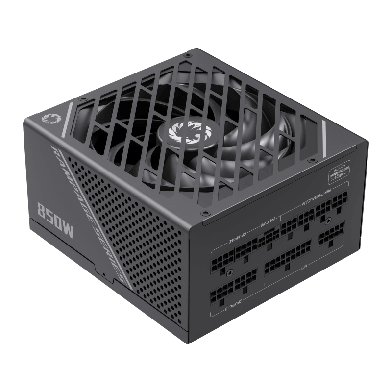 'Power Supply ATX 850W GAMEMAX GX-850 PRO, 80+ Gold, ATX3.0, PCIe5.0, LLC+DC/DC, Full Modular, Black
