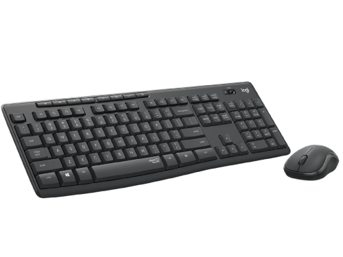 Wireless Keyboard & Mouse Logitech MK295 Silent, Media keys, Spill-resistant, 1000dpi, 3 buttons