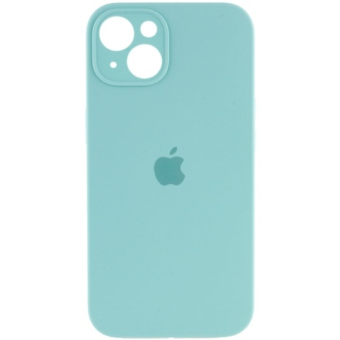 Чехол Silicone Case Copy Apple iPhone 12 Square (Sky, 29)