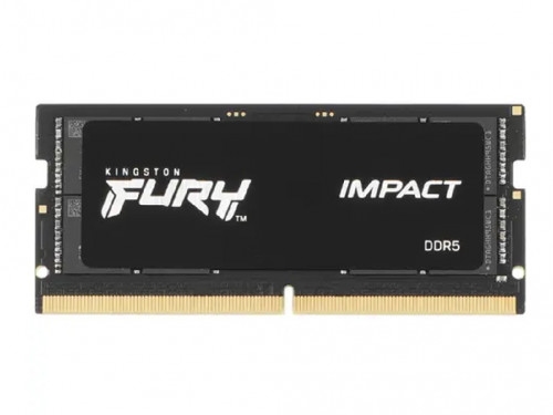 32GB DDR5-5600MHz SODIMM Kingston FURY Impact (KF556S40IB-32), CL40, 1.1V, Intel XMP 3.0, Black