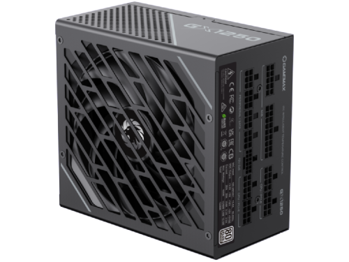 Power Supply ATX 1250W GAMEMAX GX-1250 PRO, 80+ Gold, ATX3.0, PCIe5.0, LLC+DC/DC, Full Modular,Black