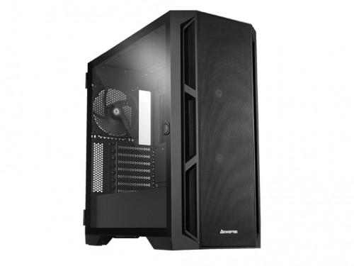 Case EATX Chieftec APEX AIR, w/o PSU, 3x140mm PWM, 2xUSB3.0, 1xUSB-С, 0.6mm, Tempered Glass