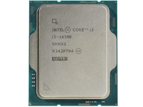 CPU Intel Core i3-14100 3.5-4.7GHz (4P+0E/8T,12MB,S1700, 10nm, Integ. UHD Graphics 730, 60W)
