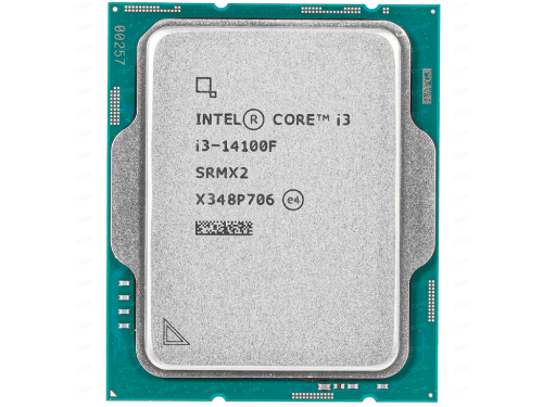 CPU Intel Core i3-14100F 3.5-4.7GHz (4P+0E/8T,12MB,S1700, 10nm, No Integ. UHD Graphics, 60W)