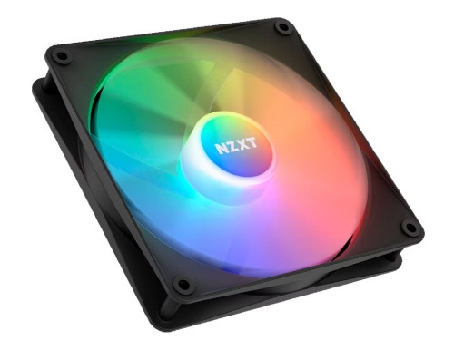 PC Case Fan NZXT F140 RGB Core, 140x140x26mm, <34.48dB, 90.79CFM, 500-1500RPM, FDB, 4 Pin, PWM, RGB