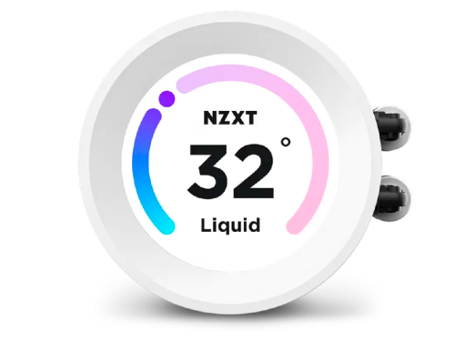 AIO Liquid Cooling NZXT Kraken Elite 280 RGB White <34.48dB, 90.79CFM, 2x140mm ARGB fans