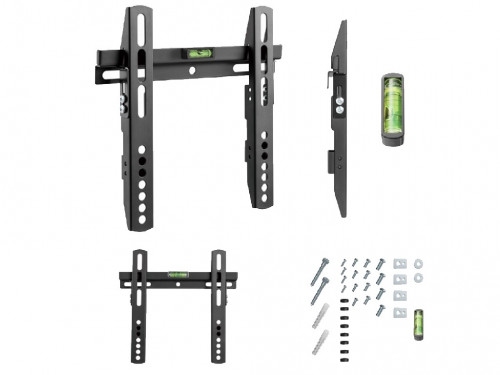 Wall Mount  Gembird 'WM-42F-02' Black 23'-42', max.40kg, VESA mm: up 200 x 200, Wall distance: 22mm