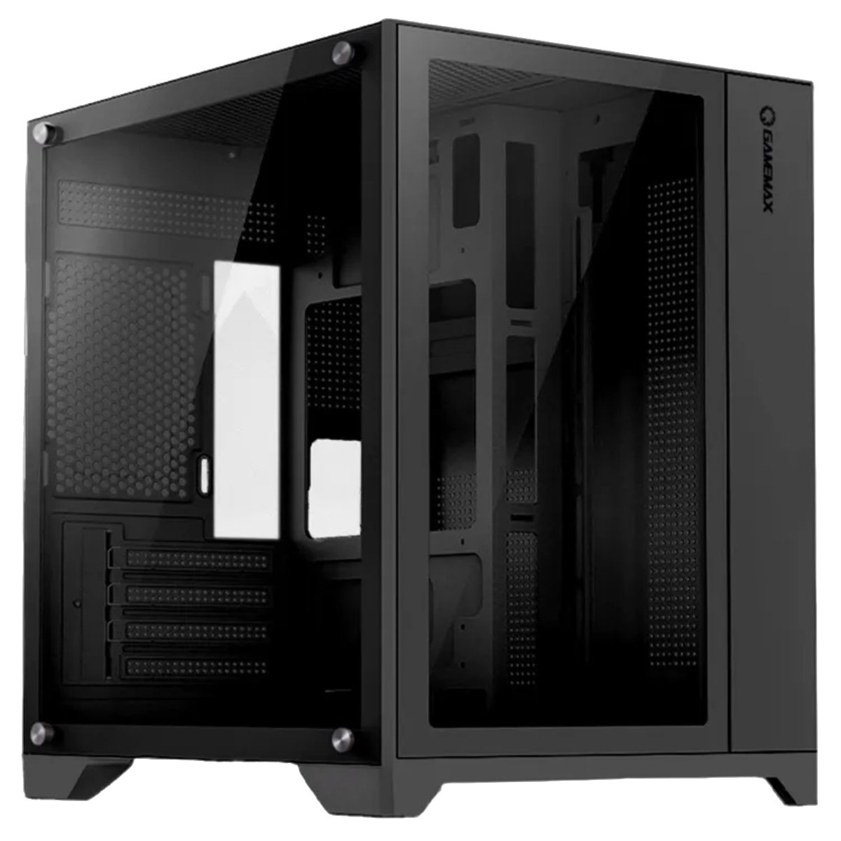 Case mATX GAMEMAX Infinity Mini, w/o PSU, 0.4mm, Front&Side Tempered ...