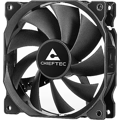 PC Case Fan Chieftec ZF-1225PWM, 120x120x25 mm, <25.5 dB, 1600RPM, 33.12 CFM, Hydraulic Bearing, PWM