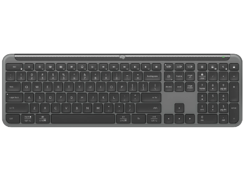 Wireless Keyboard Logitech K950, Ultra thin, Quiet Typing, F-keys, Smart Actions, Flow