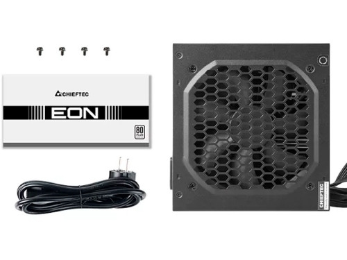 Power Supply ATX 500W Chieftec EON ZPU-500S, 80+, 120mm, Active PFC, Long cables, Black