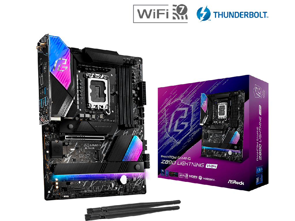 MB S1851 ASRock Z890 LIGHTNING WIFI ATX  ATX Socket: LGA1851
