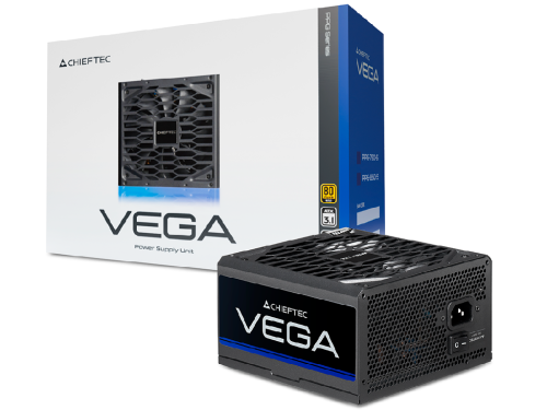 Power Supply ATX 850W Chieftec Vega PPG-850-S, 80+ Gold, 135mm, Active PFC, Half-Bridge LLC+DC