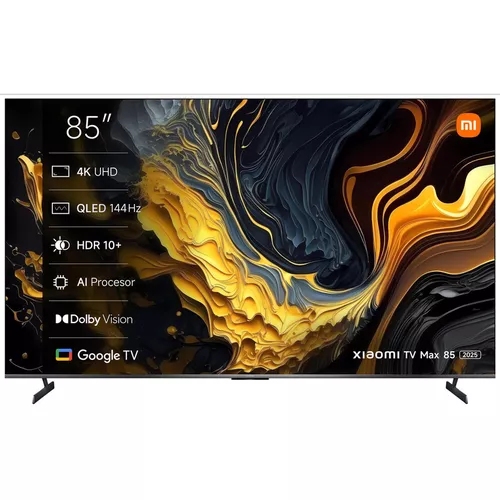 85' LED SMART TV Xiaomi MAX Q, QLED, 3840x2160, Android TV, Black