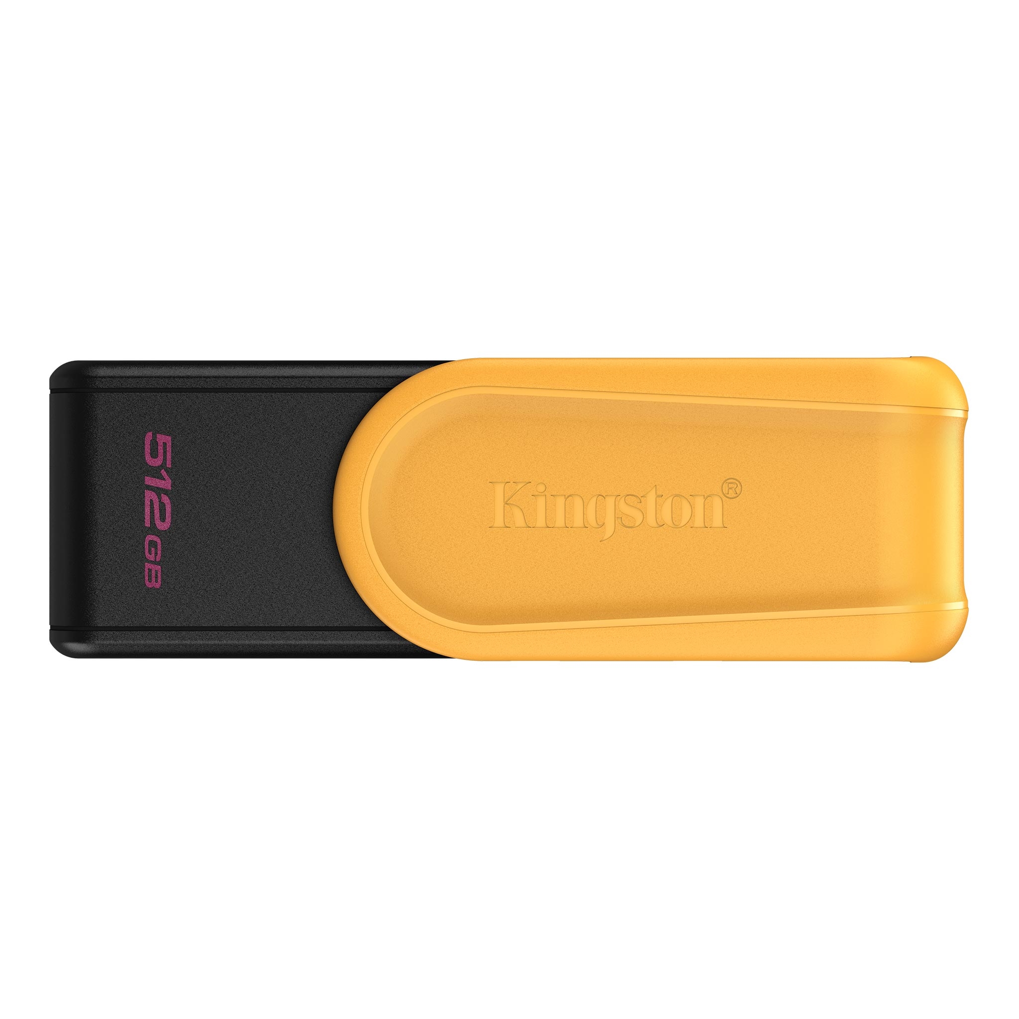 512GB USB3.2 Flash Drive Kingston DataTraveler Exodia S (DTXS/512GB), Black + Yellow, Plastic, Slide