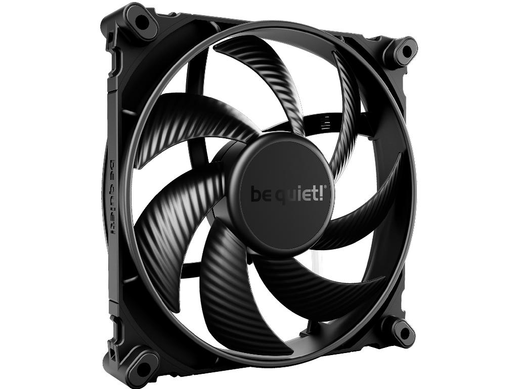 PC Case Fan be quiet! Silent Wings 4 PWM, 140x140x25 mm, <13.6db, 51.3 CFM, 1100RPM, 7 blades, Fluid