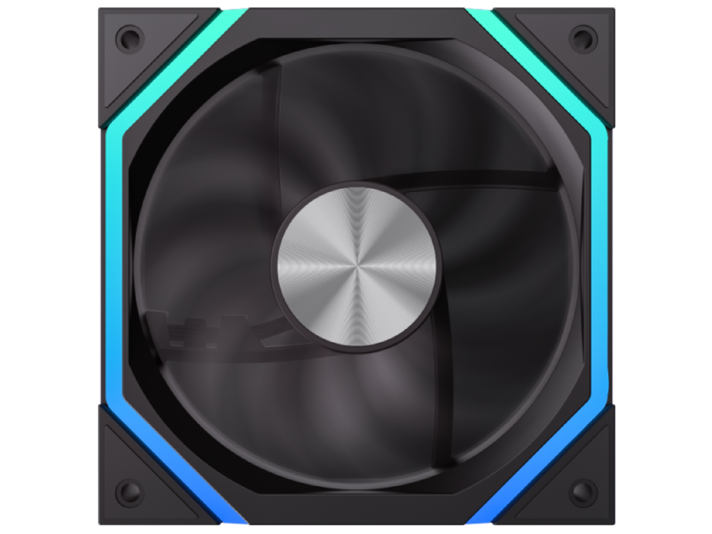 PC Case Fan GAMEMAX FN12A-N2, 120mm, ARGB, 16 LED, 9 blades, PWM, <33.7dB, 53.87 CFM, 800-2000RPM