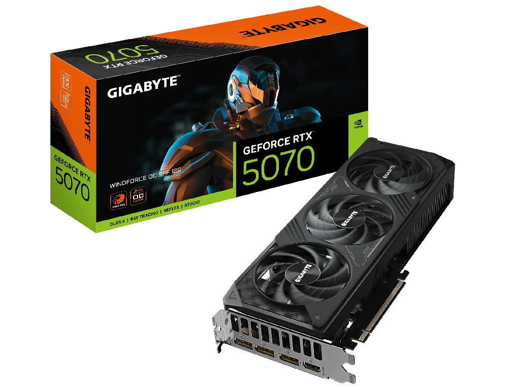 VGA Gigabyte RTX5070 12GB GDDR7 WindForce OC (GV-N5070WF3OC-12GD)Producator GPU:  NVIDIA Procesor