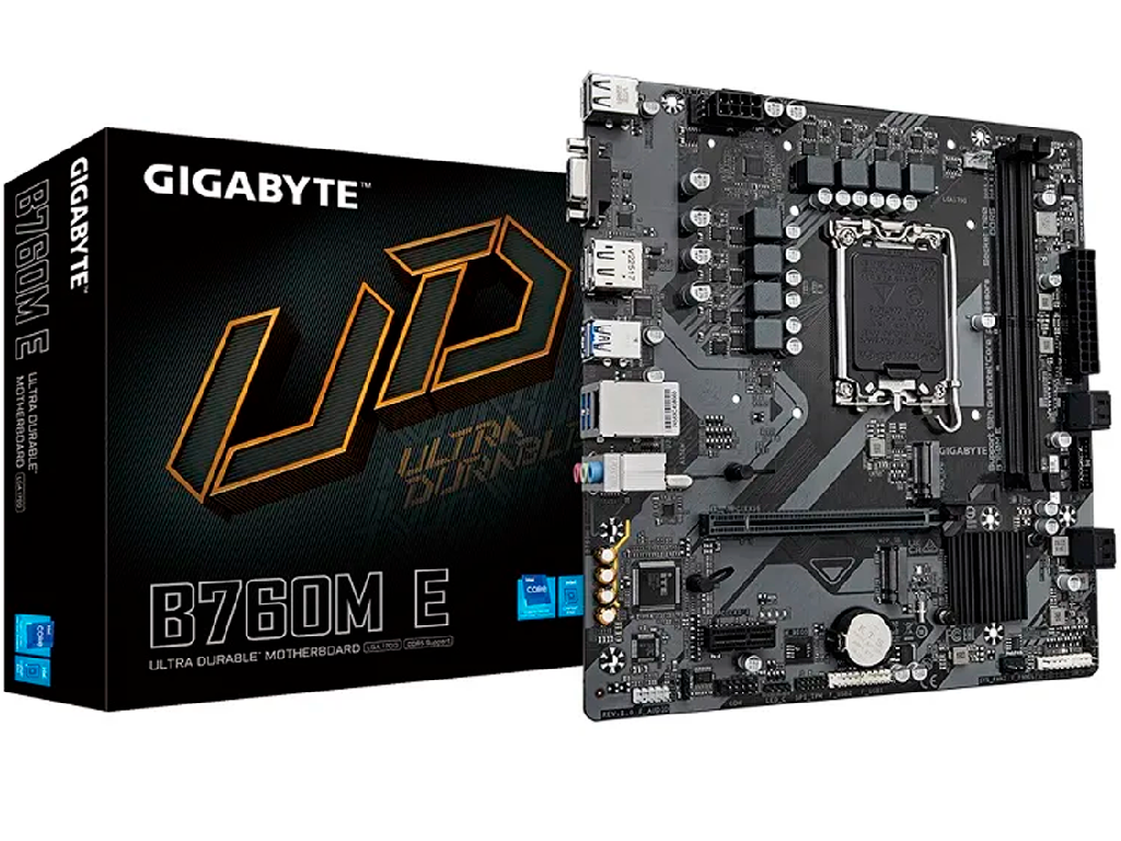 MB S1700 Gigabyte B760M E  mATX  Micro-ATX Socket: LGA1700