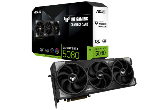 VGA ASUS RTX5080 16GB GDDR7 TUF Gaming (TUF-RTX5080-O16G-GAMING) GPU: NVIDIA