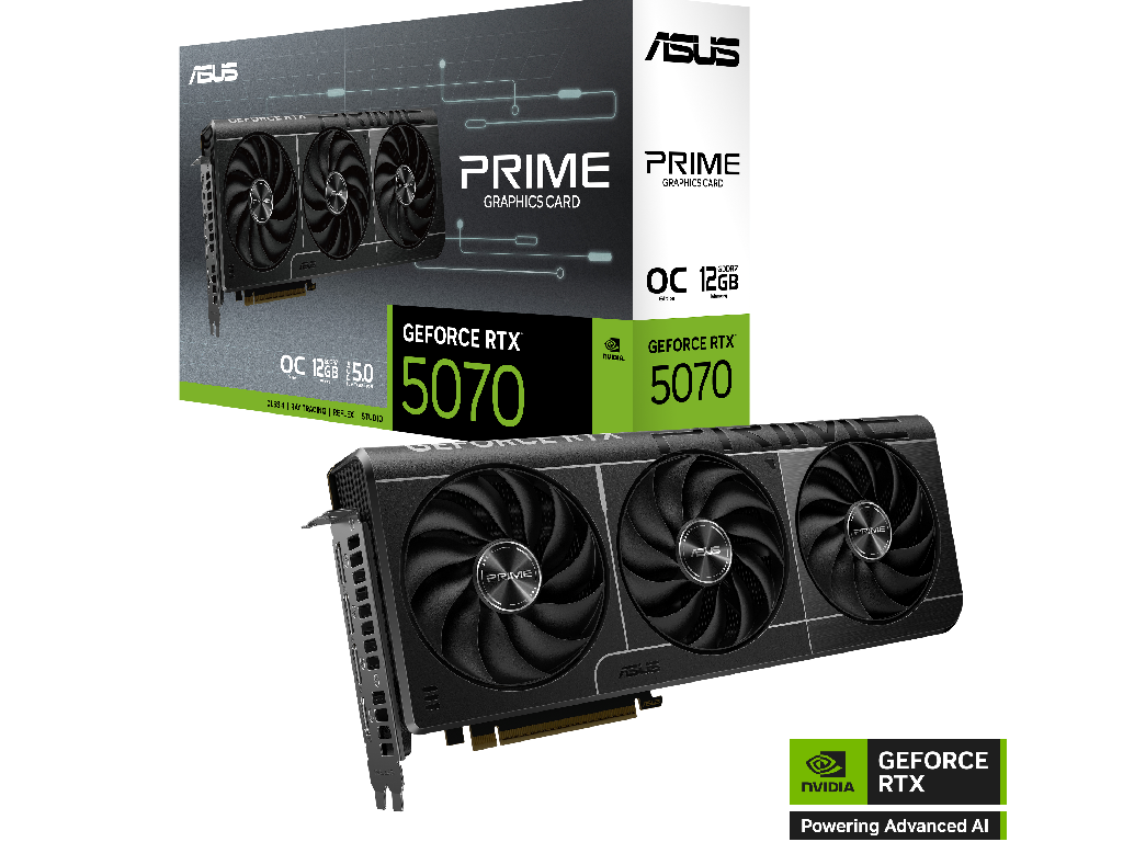 VGA ASUS RTX5070 12GB GDDR7 Prime OC (PRIME-RTX5070-O12G) GPU: NVIDIA
