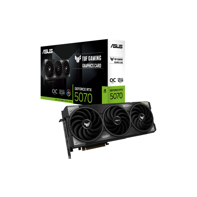 VGA ASUS RTX5070 12GB GDDR7 TUF Gaming (TUF-RTX5070-O12G-GAMING) GPU: NVIDIA
