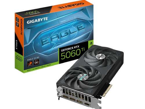 VGA Gigabyte RTX5060Ti 8GB GDDR7 Eagle OC (GV-N506TEAGLE OC-8GD)  GPU: NVIDIA