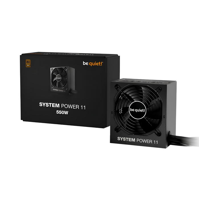 Power Supply ATX 550W be quiet! SYSTEM POWER 11, 80+ Bronze, 120mm, Active PFC, DC/DC, Temperature c