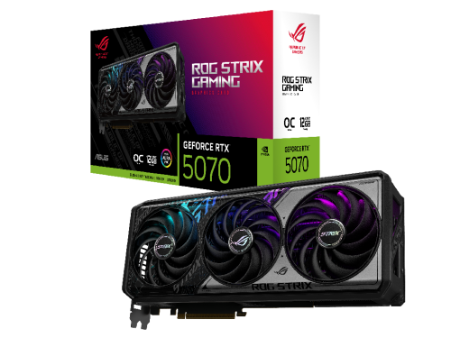 VGA ASUS RTX5070 12GB GDDR7 ROG Strix (ROG-STRIX-RTX5070-O12G-GAMING)Producator GPU:  NVIDIA Proce
