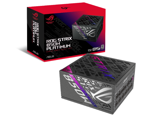 Power Supply ATX 850W ASUS ROG Strix Gaming, 80+ Platinum, 160mm, Active PFC, OPP/OVP/UVP/SCP/OCP/OT