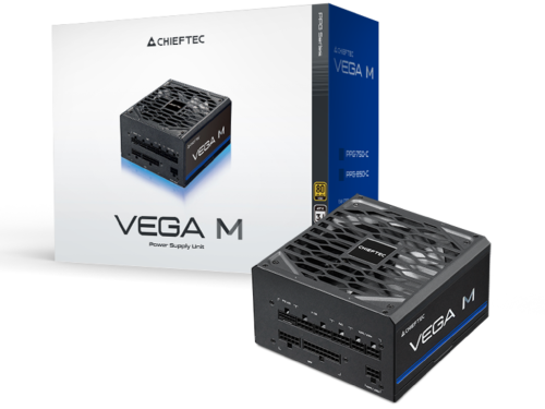 Power Supply ATX 850W Chieftec Vega M PPG-850-C, 80+ Gold, 135mm, Active PFC, Half-Bridge LLC+DC/DC,